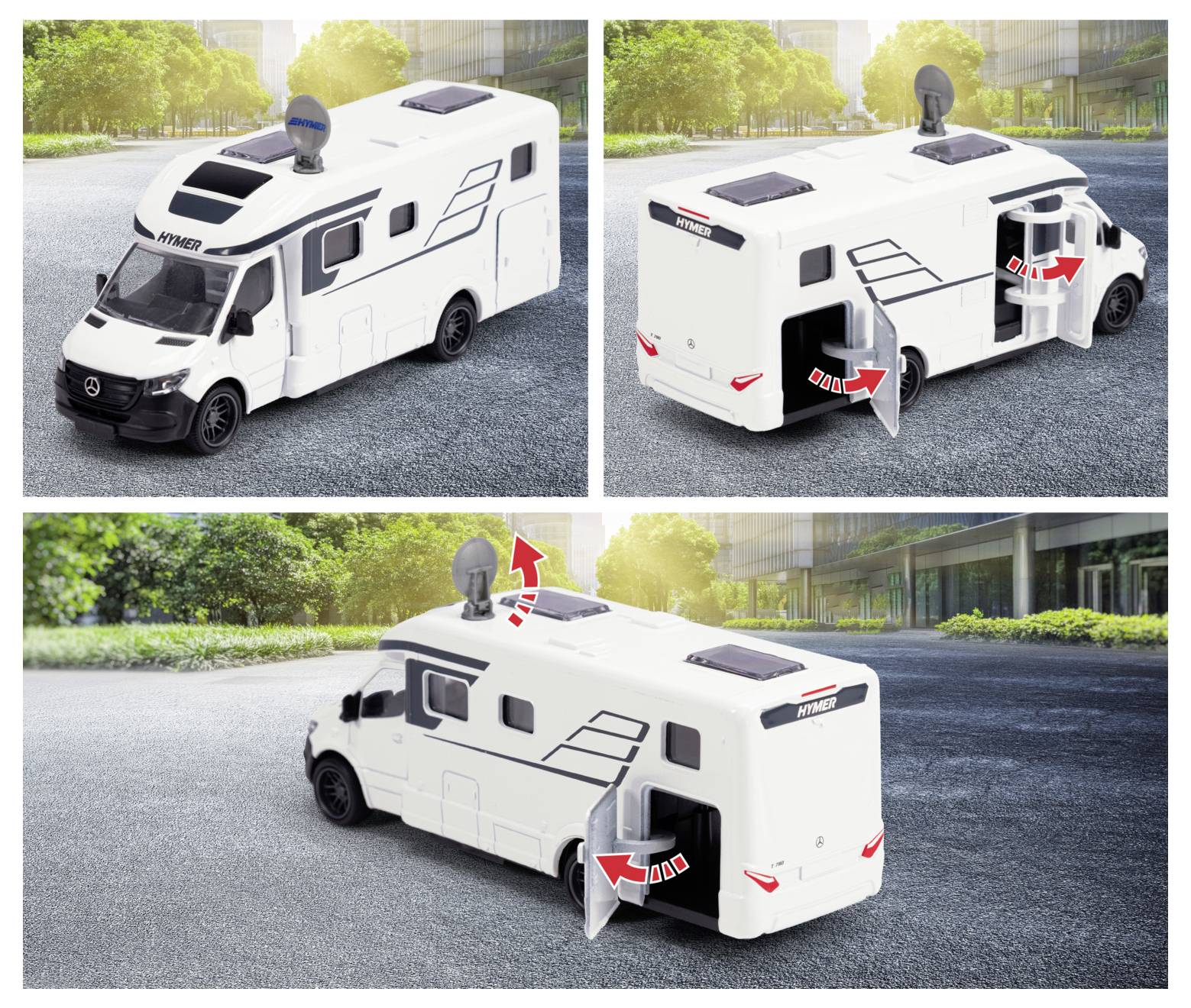 Majorette Hymer B-Class Camper Fertigmodell PKW Modell