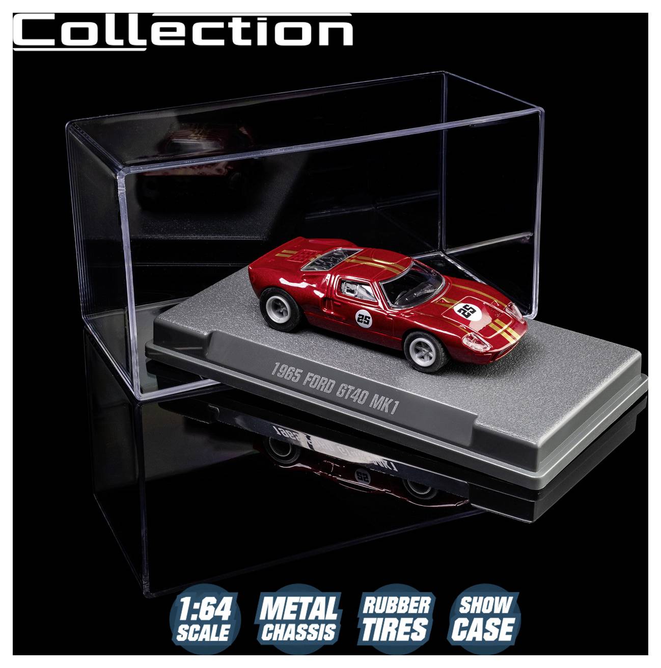 Majorette Ford Collection 1965, GT40 MK1 Fertigmodell PKW Modell