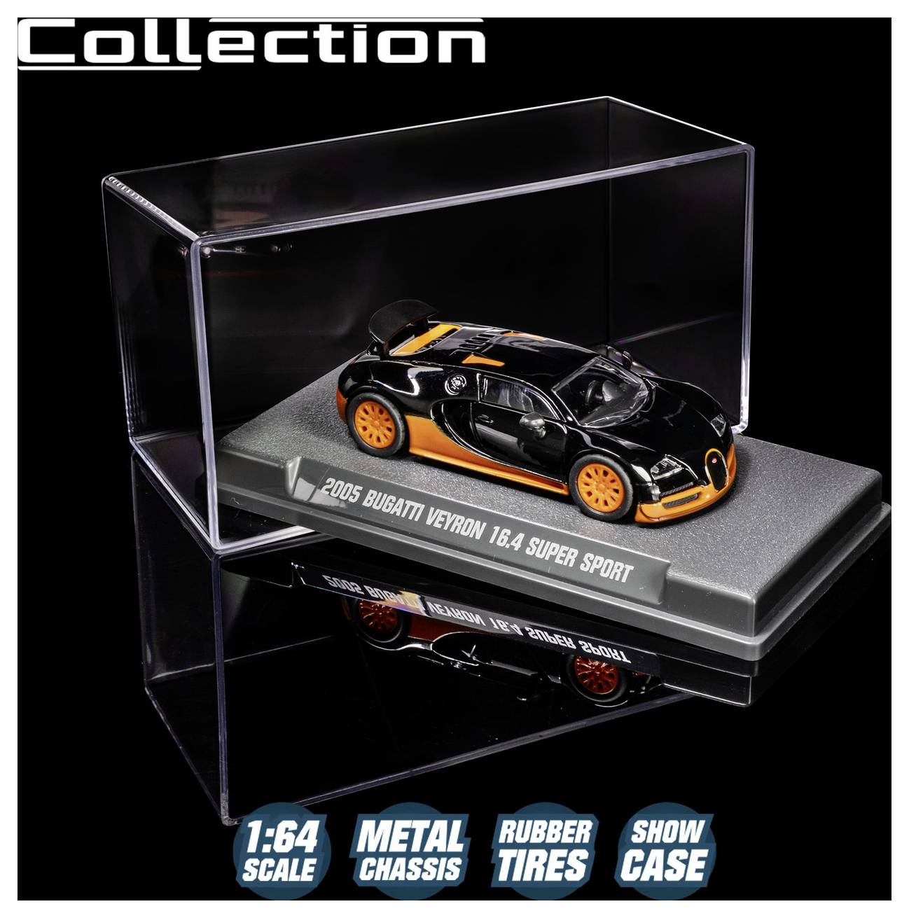 Majorette Bugatti Colllection 2005, Veyron 16.4 SuperSport Fertigmodell PKW Modell