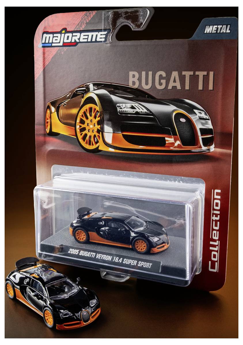 Majorette Bugatti Colllection 2005, Veyron 16.4 SuperSport Fertigmodell PKW Modell