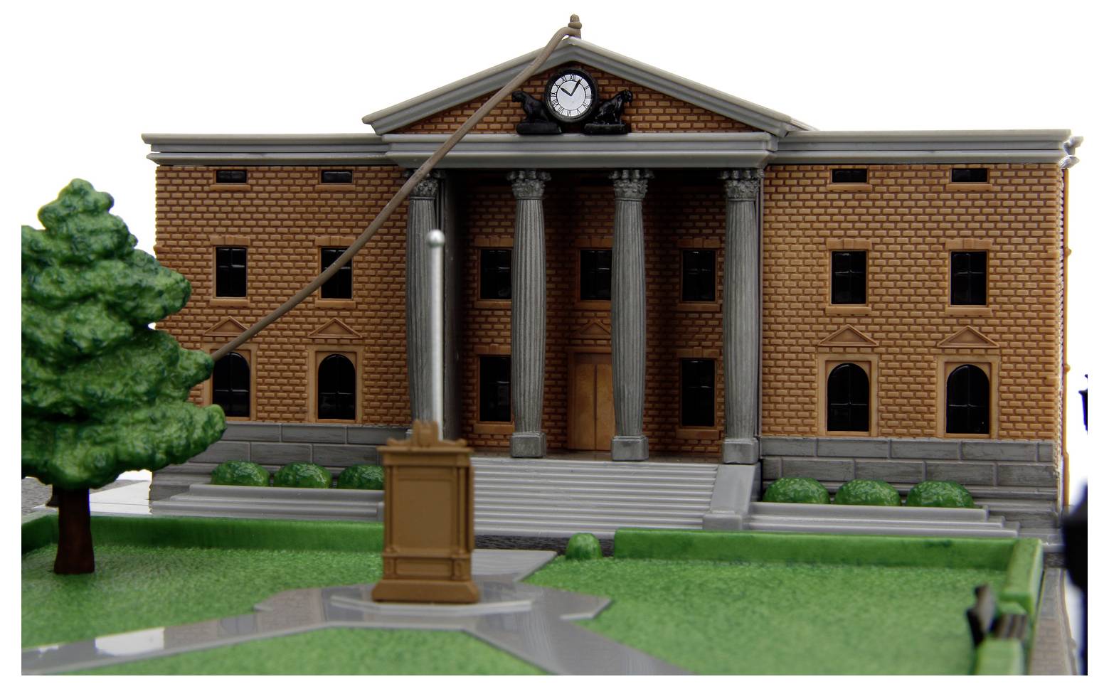 JADA TOYS Back to the Future Clock Tower NanoScene Auto-Station