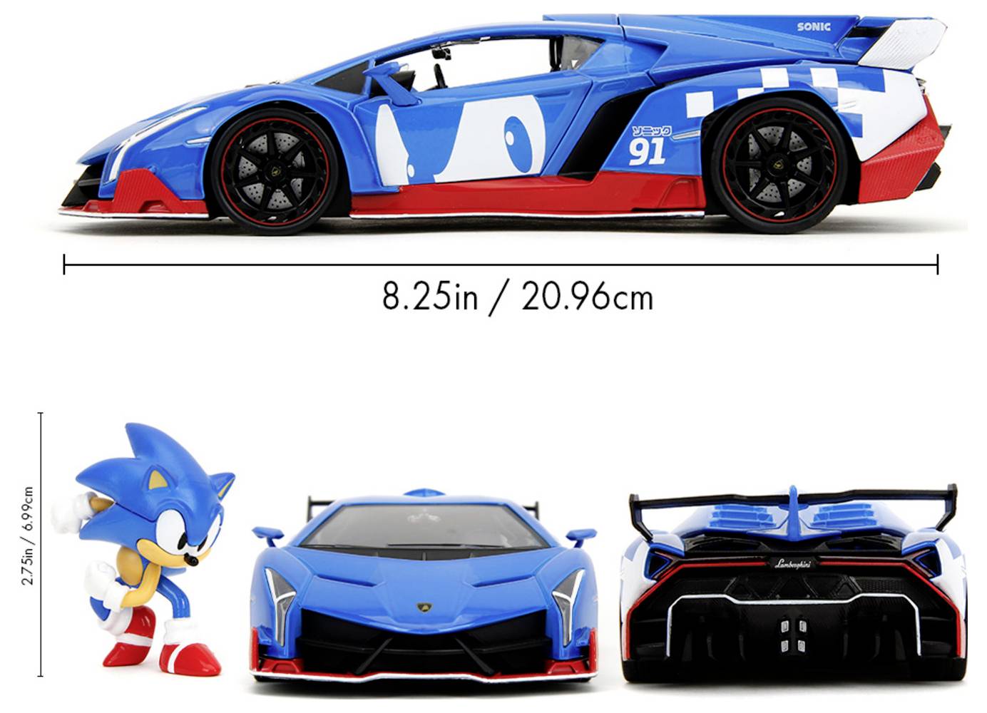 JADA TOYS Lamborghini Sonic Veneno Fertigmodell PKW Modell