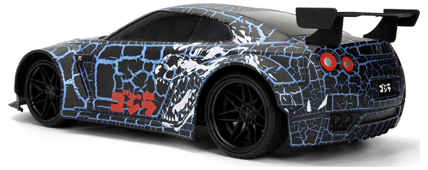 JADA TOYS 9335756314R00 RC Godzilla 2009 Nissan GT-R 1:16 1:16 RC Einsteiger Modellauto Elektro Sportwagen
