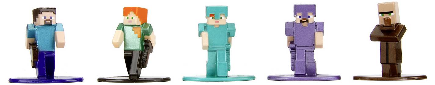 JADA TOYS Minecraft Multi-Pack Nanofigs, Wave 12 Figuren-Set