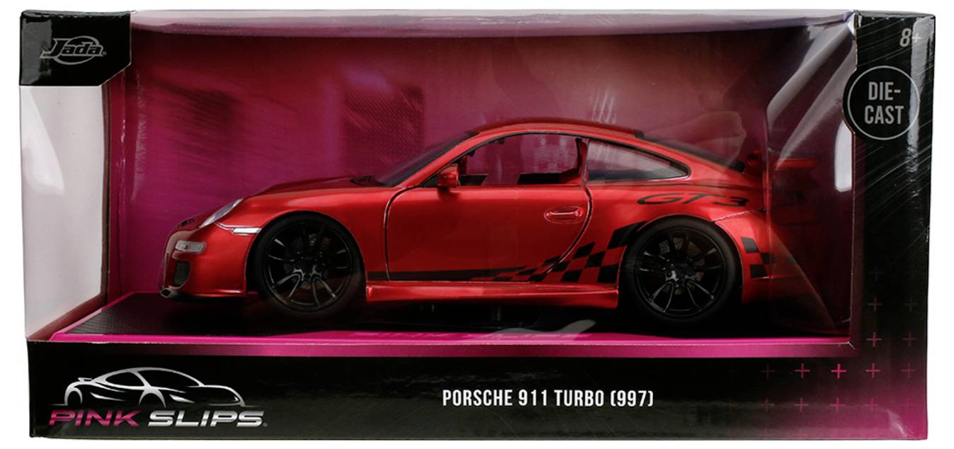 JADA TOYS Porsche Pink Slips, 911 GT3 997 Fertigmodell PKW Modell