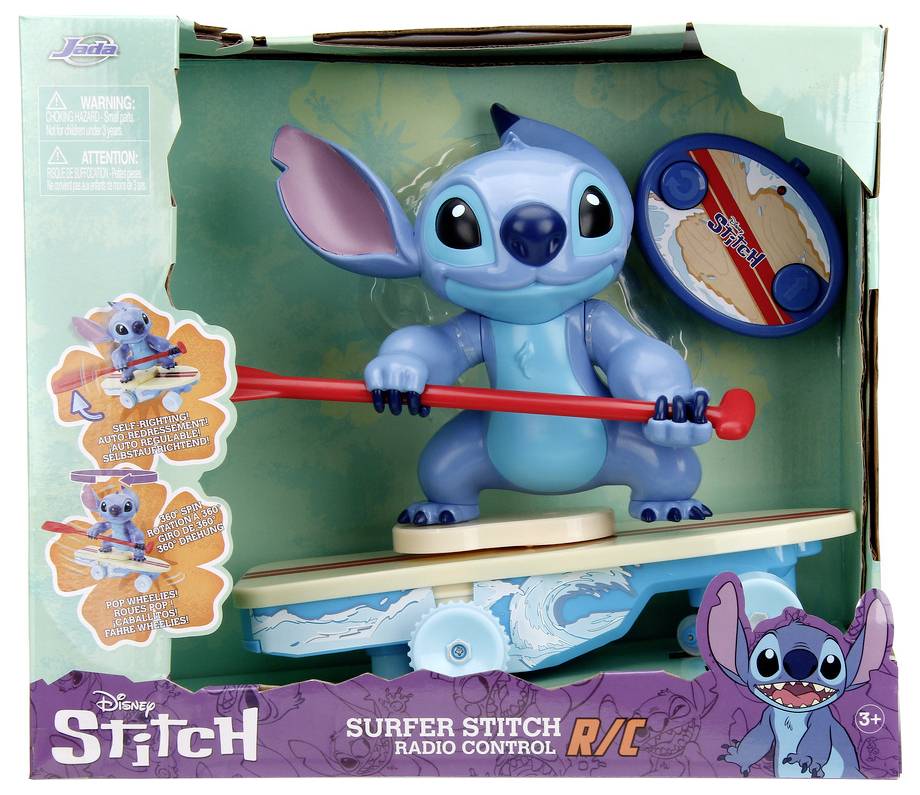JADA TOYS 9336064314R00 RC Surfer Stitch RC Einsteiger Funktionsmodell Elektro