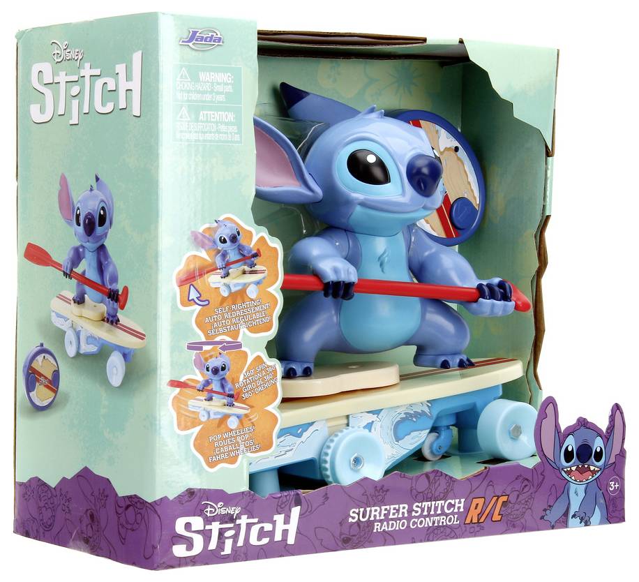 JADA TOYS 9336064314R00 RC Surfer Stitch RC Einsteiger Funktionsmodell Elektro
