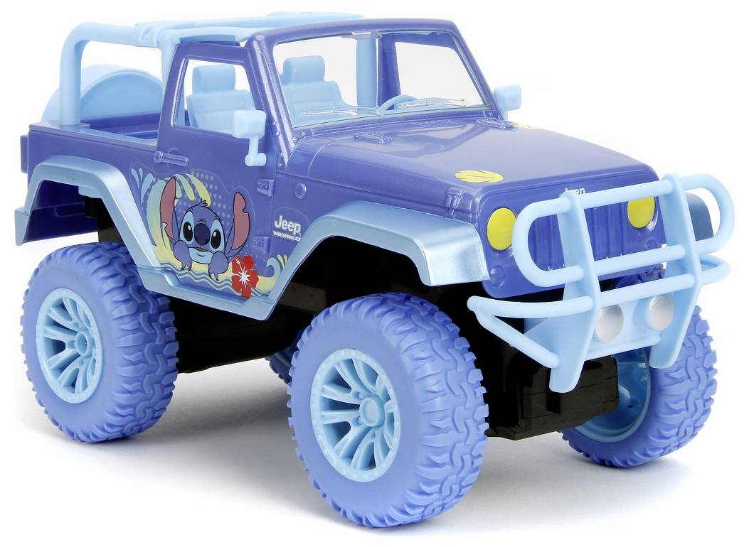 JADA TOYS 9336065314R00 Stitch RC Jeep 1:16 1:16 RC Einsteiger Modellauto Elektro Geländewagen