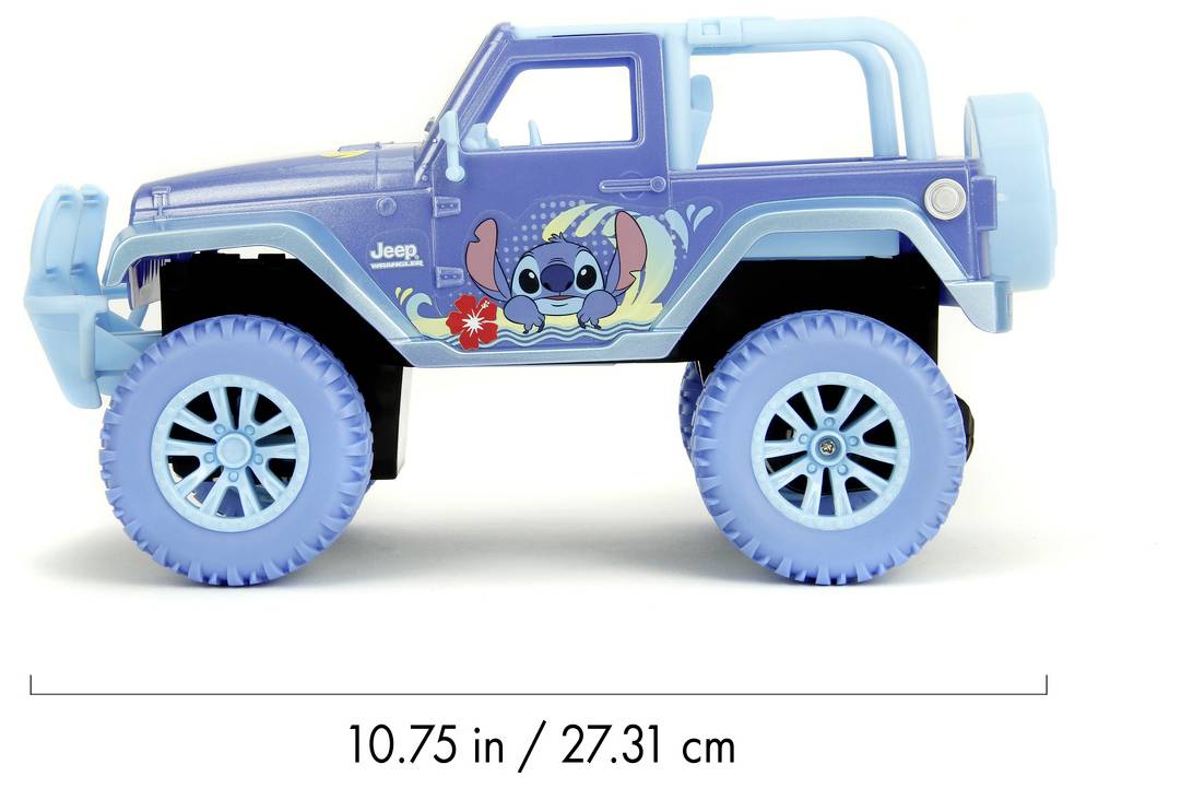 JADA TOYS 9336065314R00 Stitch RC Jeep 1:16 1:16 RC Einsteiger Modellauto Elektro Geländewagen