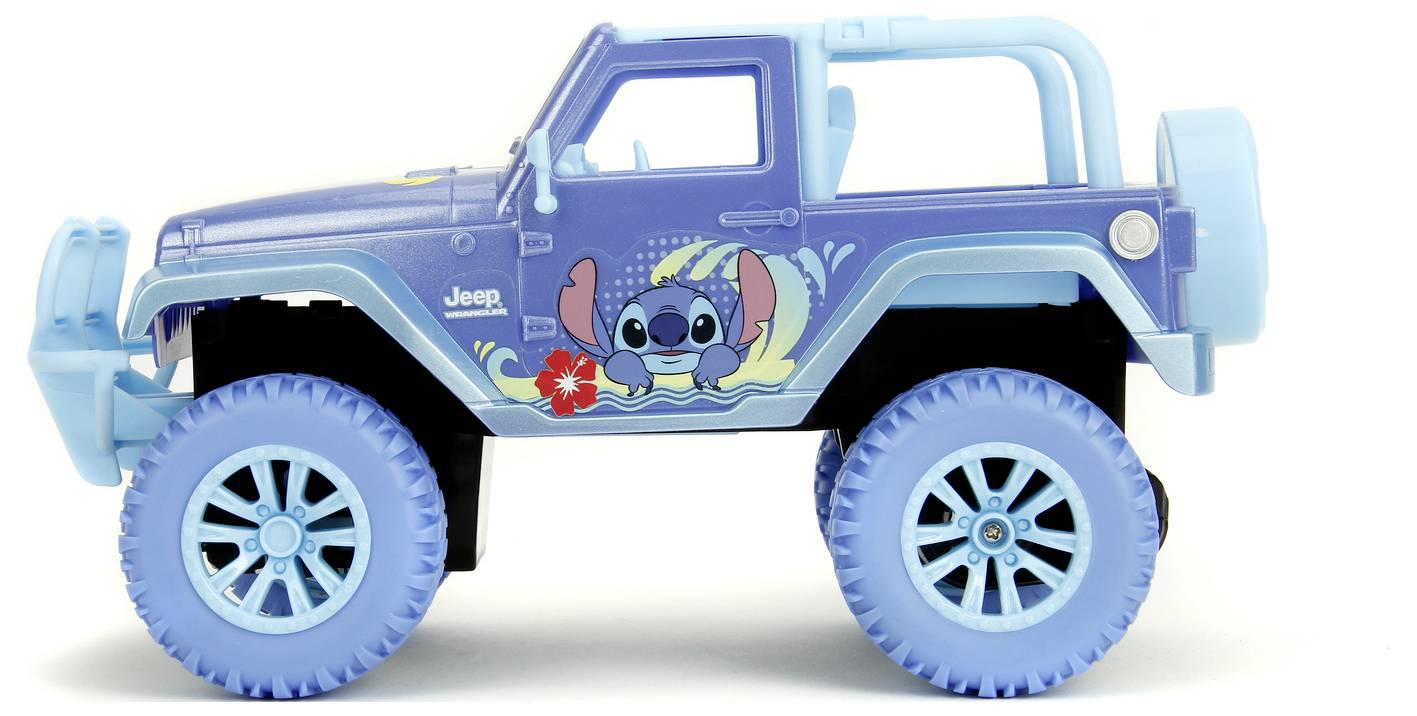 JADA TOYS 9336065314R00 Stitch RC Jeep 1:16 1:16 RC Einsteiger Modellauto Elektro Geländewagen