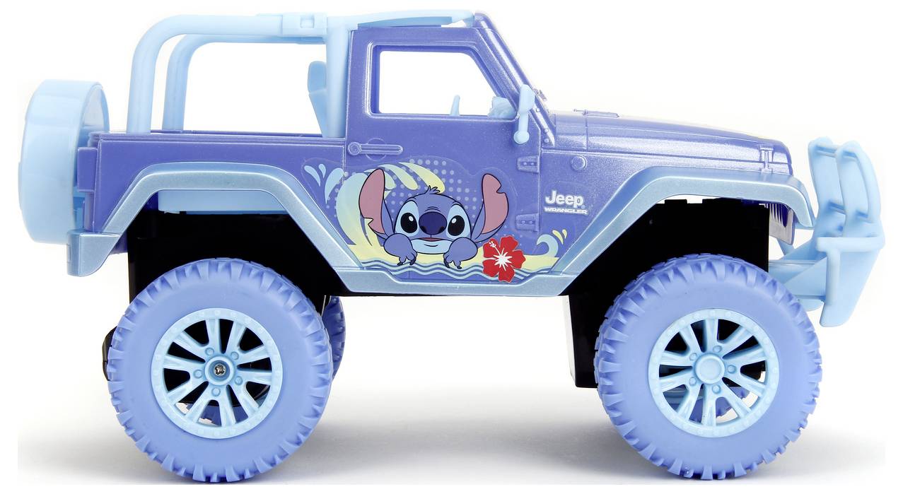 JADA TOYS 9336065314R00 Stitch RC Jeep 1:16 1:16 RC Einsteiger Modellauto Elektro Geländewagen