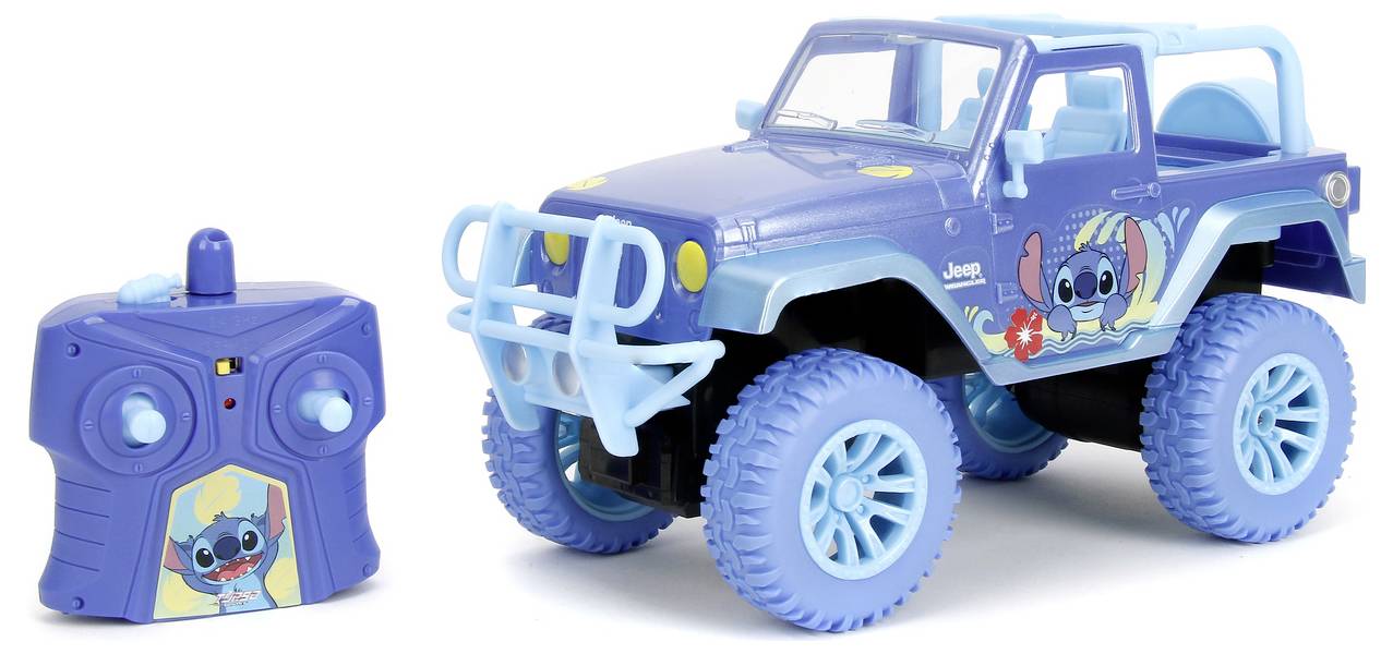 JADA TOYS 9336065314R00 Stitch RC Jeep 1:16 1:16 RC Einsteiger Modellauto Elektro Geländewagen