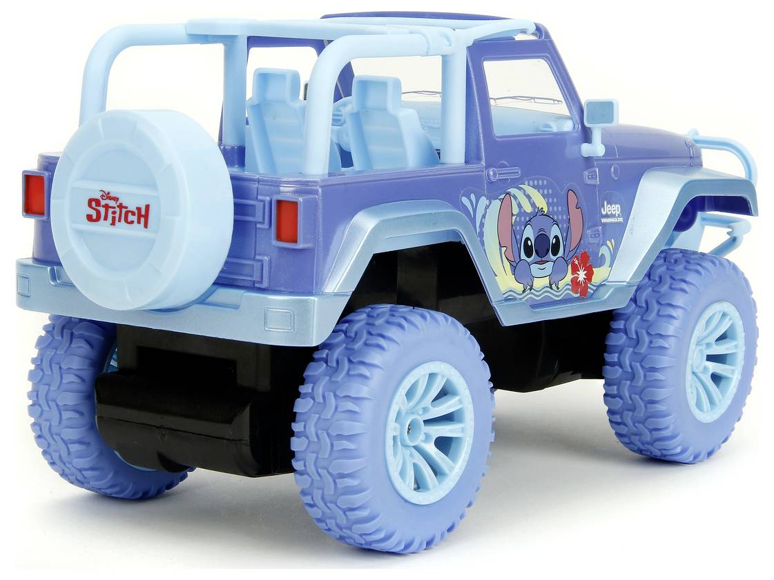 JADA TOYS 9336065314R00 Stitch RC Jeep 1:16 1:16 RC Einsteiger Modellauto Elektro Geländewagen