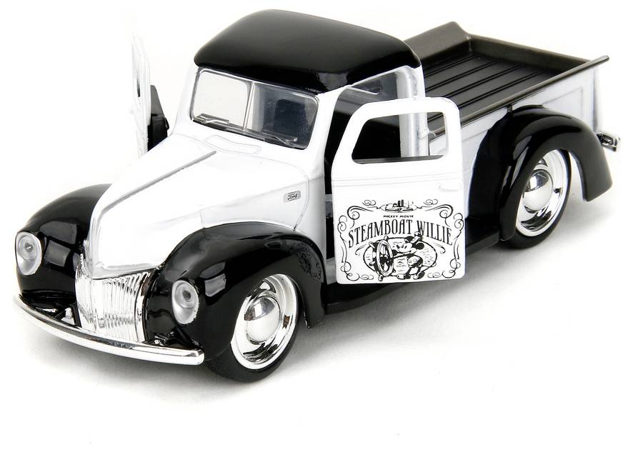 JADA TOYS Ford Disney Steamboat Willie, 1941 Pickup Fertigmodell PKW Modell