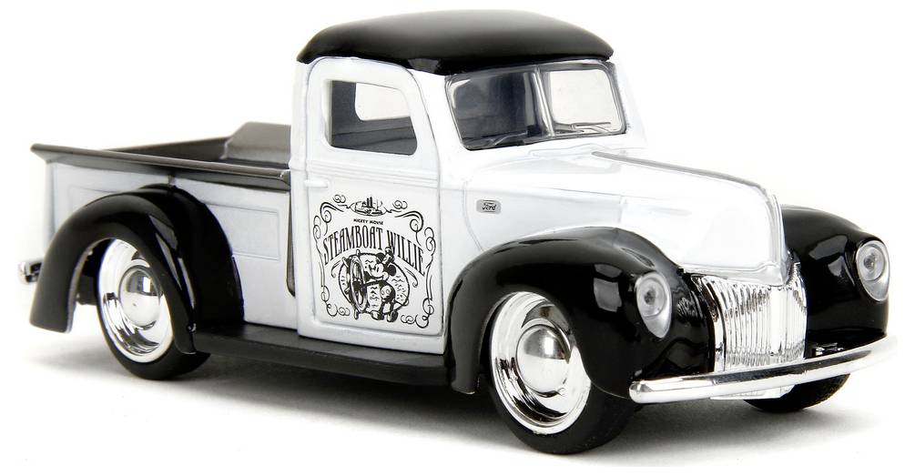 JADA TOYS Ford Disney Steamboat Willie, 1941 Pickup Fertigmodell PKW Modell