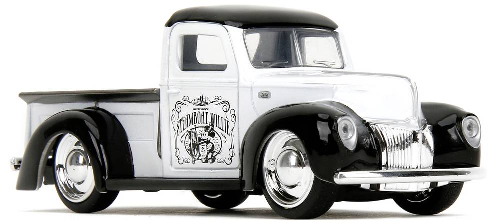 JADA TOYS Ford Disney Steamboat Willie, 1941 Pickup Fertigmodell PKW Modell