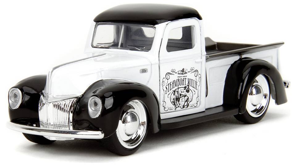 JADA TOYS Ford Disney Steamboat Willie, 1941 Pickup Fertigmodell PKW Modell