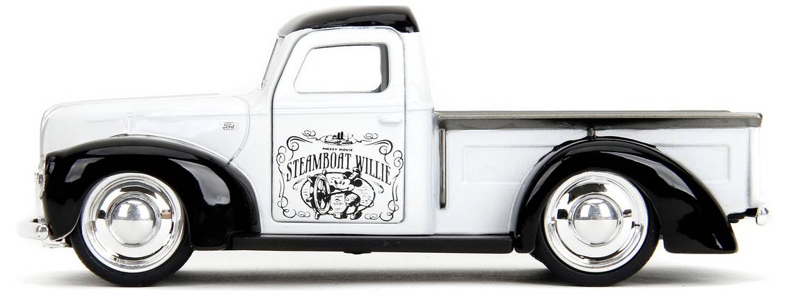 JADA TOYS Ford Disney Steamboat Willie, 1941 Pickup Fertigmodell PKW Modell