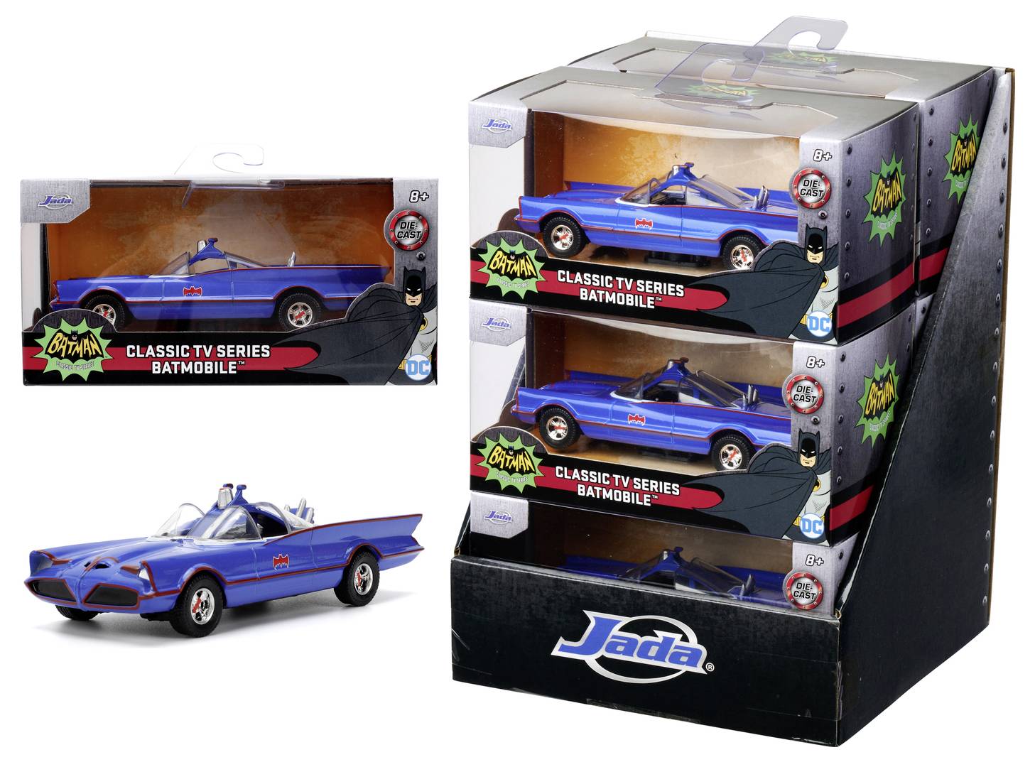 JADA TOYS Batman 1966 Batmobile Fertigmodell PKW Modell