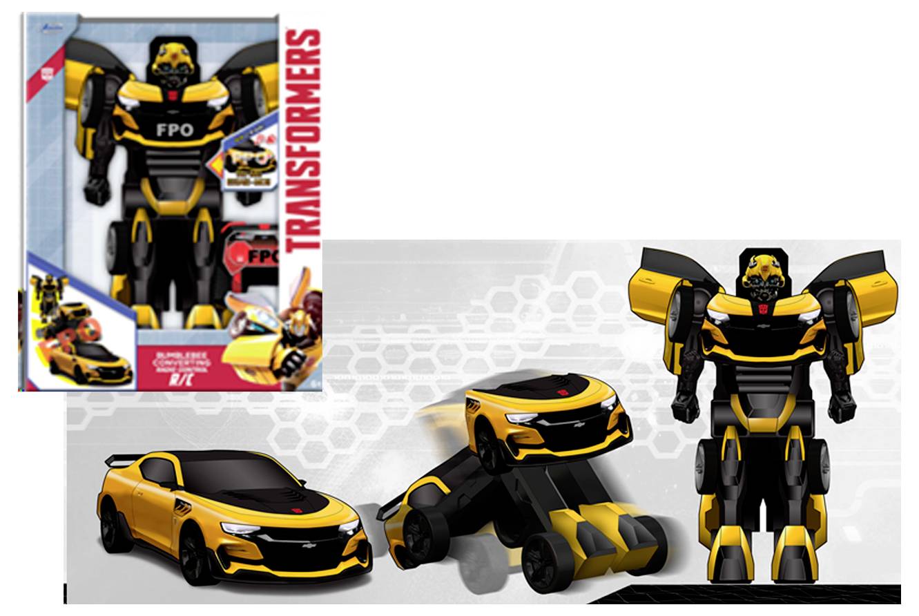 JADA TOYS 9336112314R00 Transformers RC Converting Bumblebee RC Einsteiger Modellauto Elektro Straßenmodell