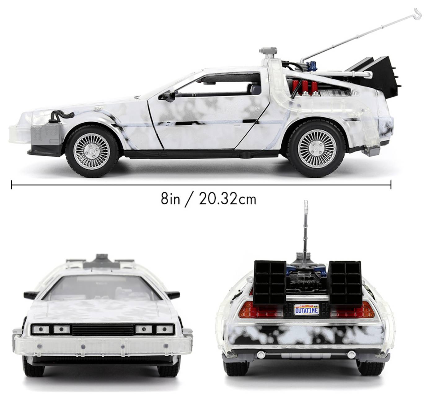 JADA TOYS Time Machine Back to the Future Frost Fertigmodell PKW Modell