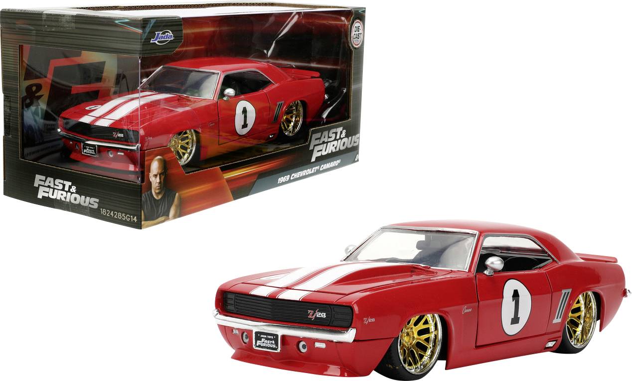 JADA TOYS Chevrolet Fast&Furious 1969 Camaro Fertigmodell PKW Modell