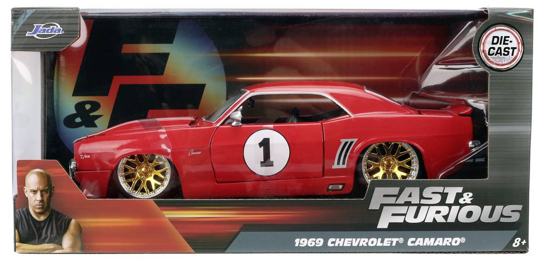 JADA TOYS Chevrolet Fast&Furious 1969 Camaro Fertigmodell PKW Modell