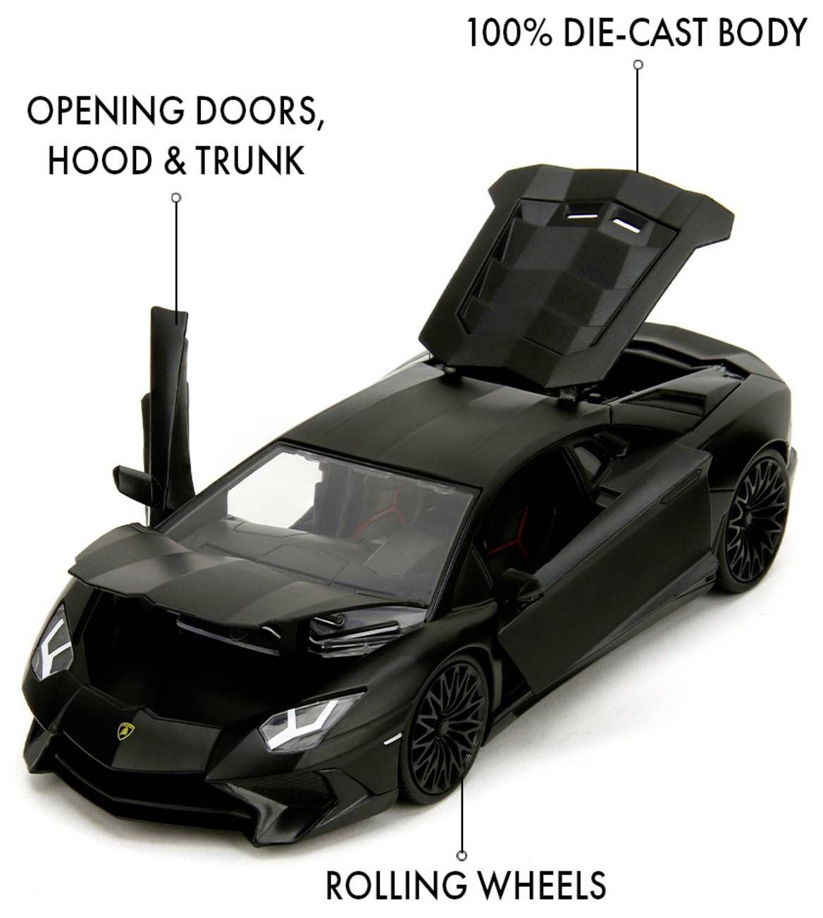 JADA TOYS Lamborghini Fast&Furious Aventador Fertigmodell PKW Modell