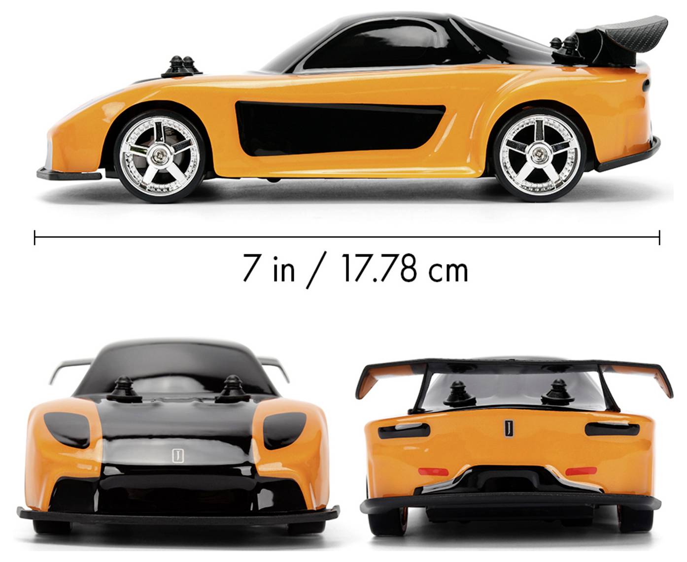 JADA TOYS 9336313314R00 Fast&Furious RC Drift Mazda RX-7 1:24 RC Einsteiger Modellauto Elektro Sportwagen