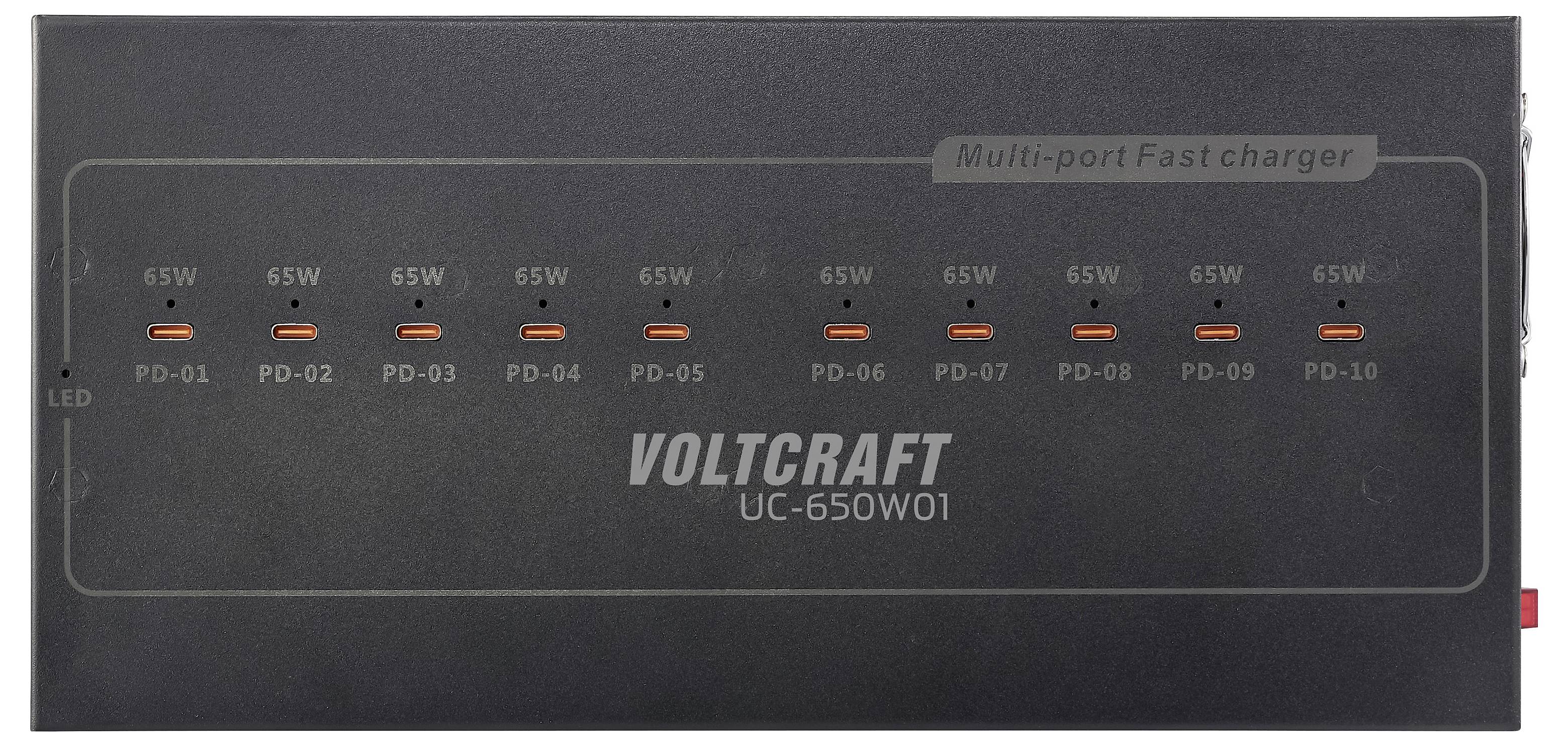 „Voltcraft UC-650W01 Multi-Port-Schnellladeablauf
