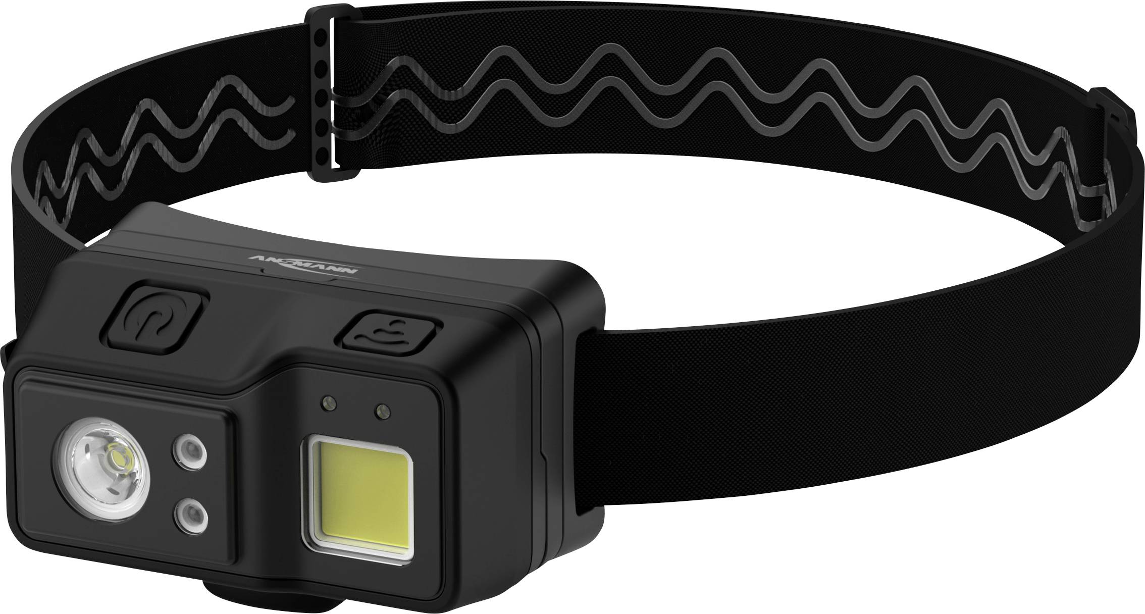 Ansmann Stirnlampe HD700RS-DS COB LED, LED Stirnlampe Li-Ionen Akkus 10.5 h 1600-0701