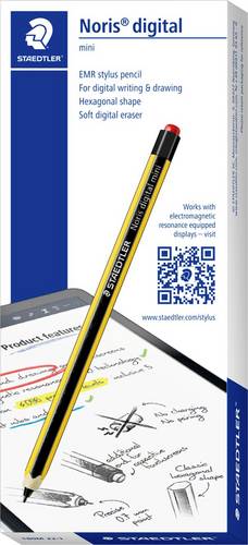Staedtler Noris digital mini Touchpen Schwarz, Gelb
