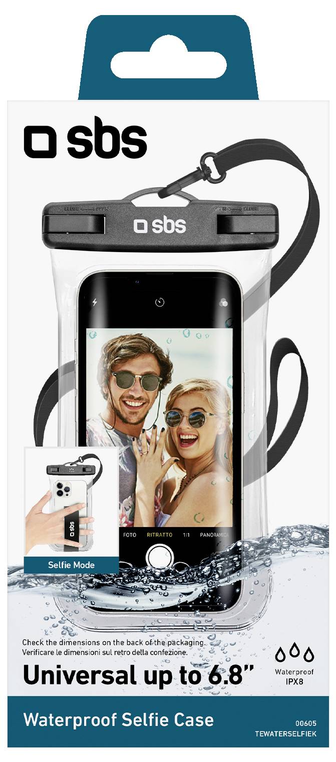 Sbs mobile Cover Universal Universal Schwarz TEWATERSELFIEK