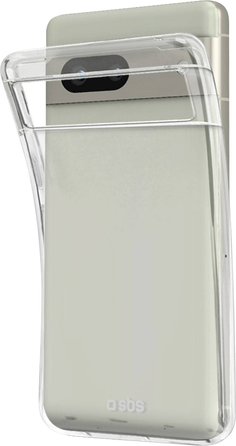 Ein Smartphone mit matter Oberfläche wird in einer transparenten Schutzhülle gezeigt und präsentiert seine dual Rückkameras und sein elegantes Design.