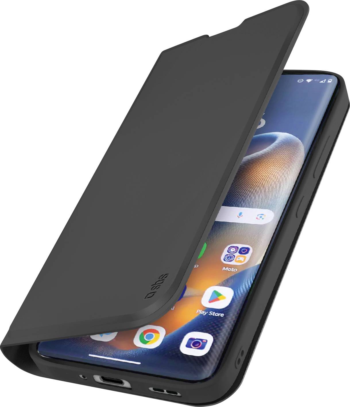 Zwei elegante, matte schwarze Smartphone-Hüllen mit Federdesign, die leichte Schutzwirkung und Langlebigkeit hervorheben. Markenlogo sichtbar.