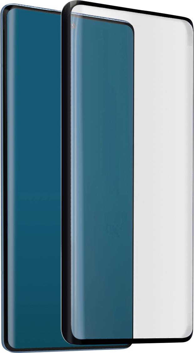 Zwei hohe, rechteckige Glas-Platten in Blaugrün und Weiß nebeneinander positioniert, die ein modernes, minimalistisches Design vor einem schlichten Hintergrund schaffen.