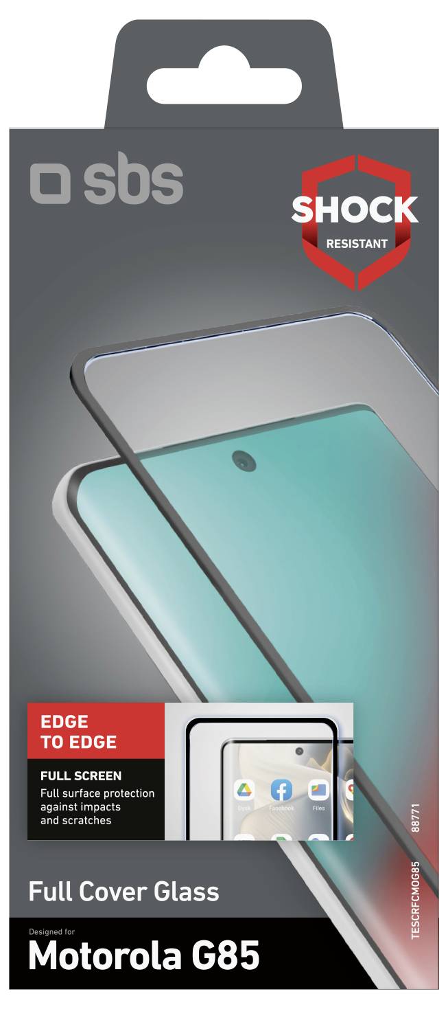 Sbs mobile Displayschutzglas Motorola G85 1 St. TESCRFCMOG85