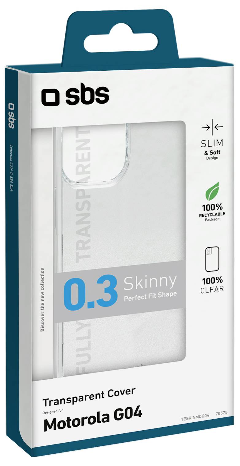 Schwarze Handyhülle für Xiaomi A3 von SBS mit kreisförmiger Kameraaussparung. Die Verpackung zeigt das SBS-Logo und den Produkttitel: 'Instinct Case'.