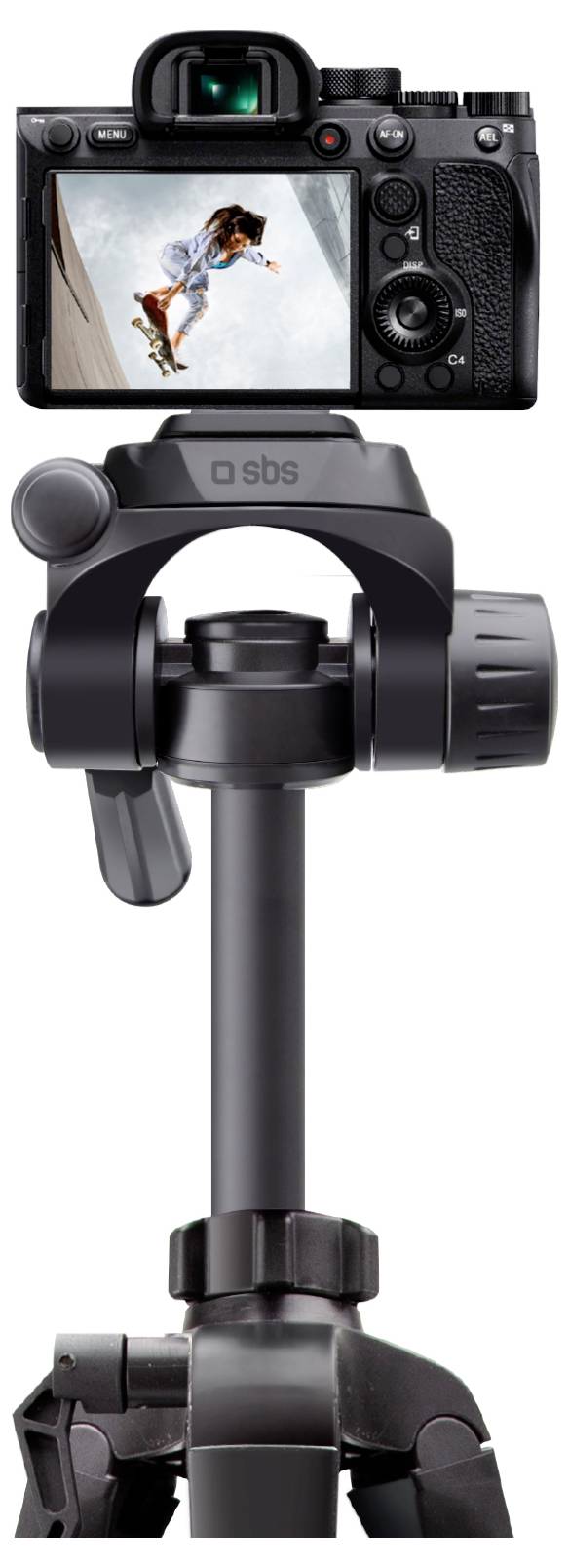 Ein klares Handyhüllen für Samsung A55. Verpackungsmerkmale: 'Schlank & Weich', '0,3 Skinny', '100% Recycelbares Papier', '100% Transparent'.