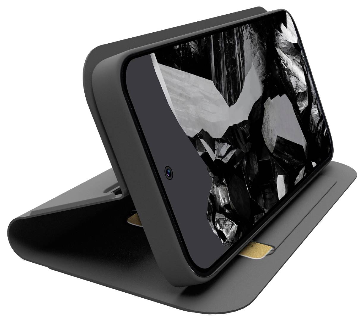 Das Smartphone-Case für das Samsung S25 FE von SBS. Eigenschaften: schlank, weich, 100 % recycelbar, kompatibel mit kabelloses Laden, schwarze Farbe.