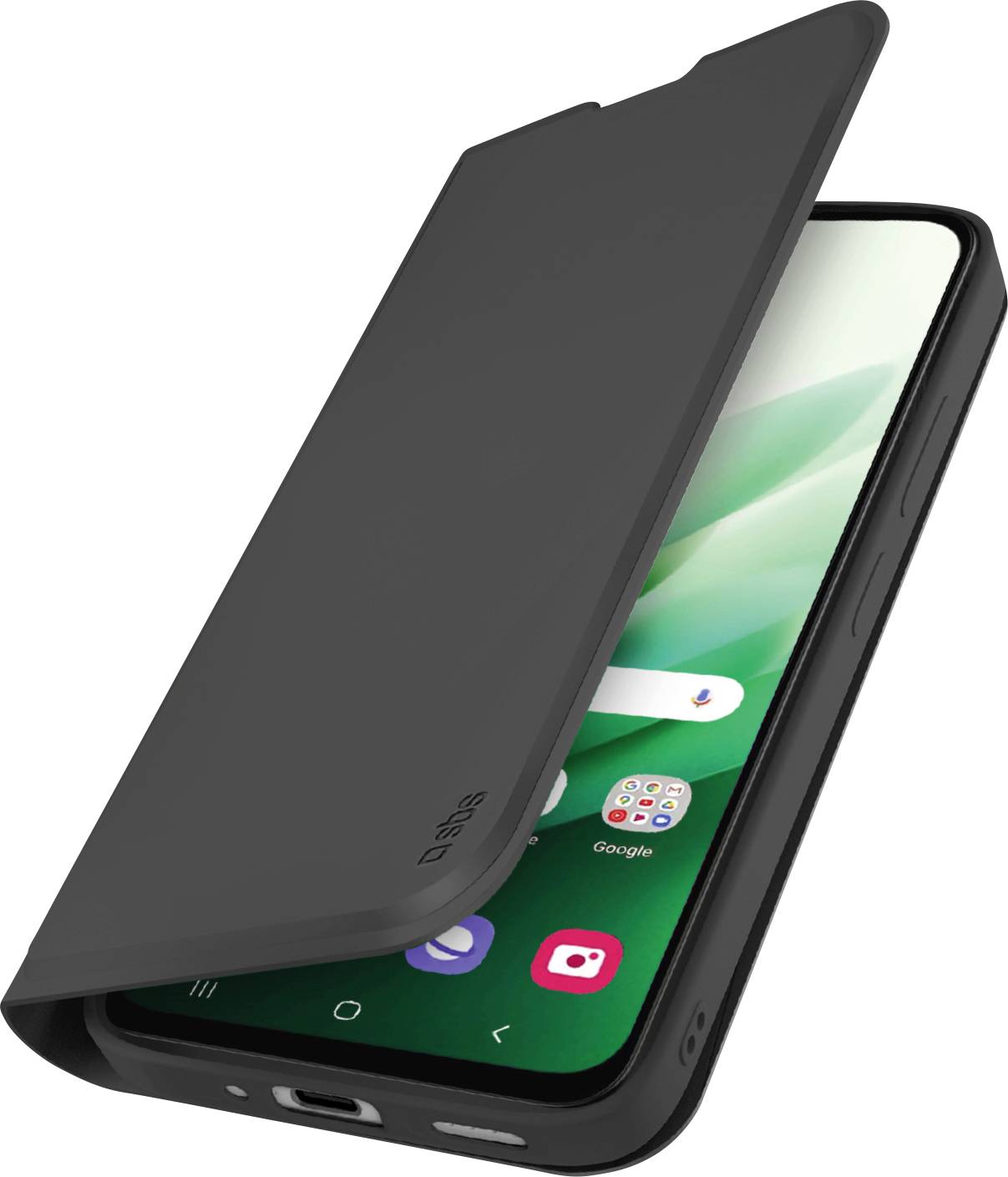 Gehärtetes Glasschutzglas, das teilweise über ein Smartphone gelegt ist und seine Ausrichtung und Passform demonstriert.