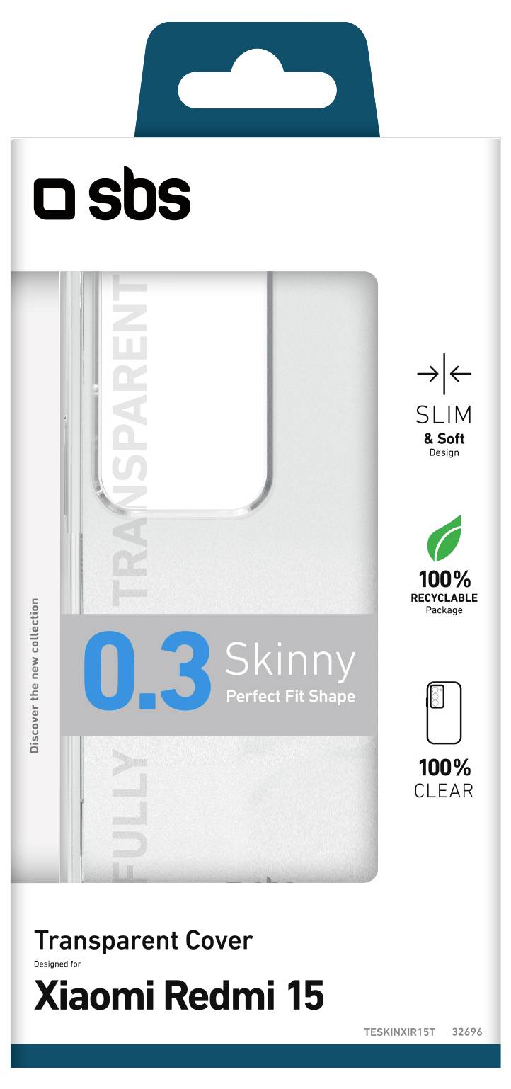 Verpackung für eine transparente Handyhülle, speziell für das 