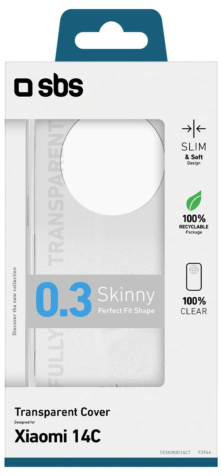 Sbs mobile Cover Xiaomi Redmi 14C, Poco C75 Transparent TESKINXI14CT