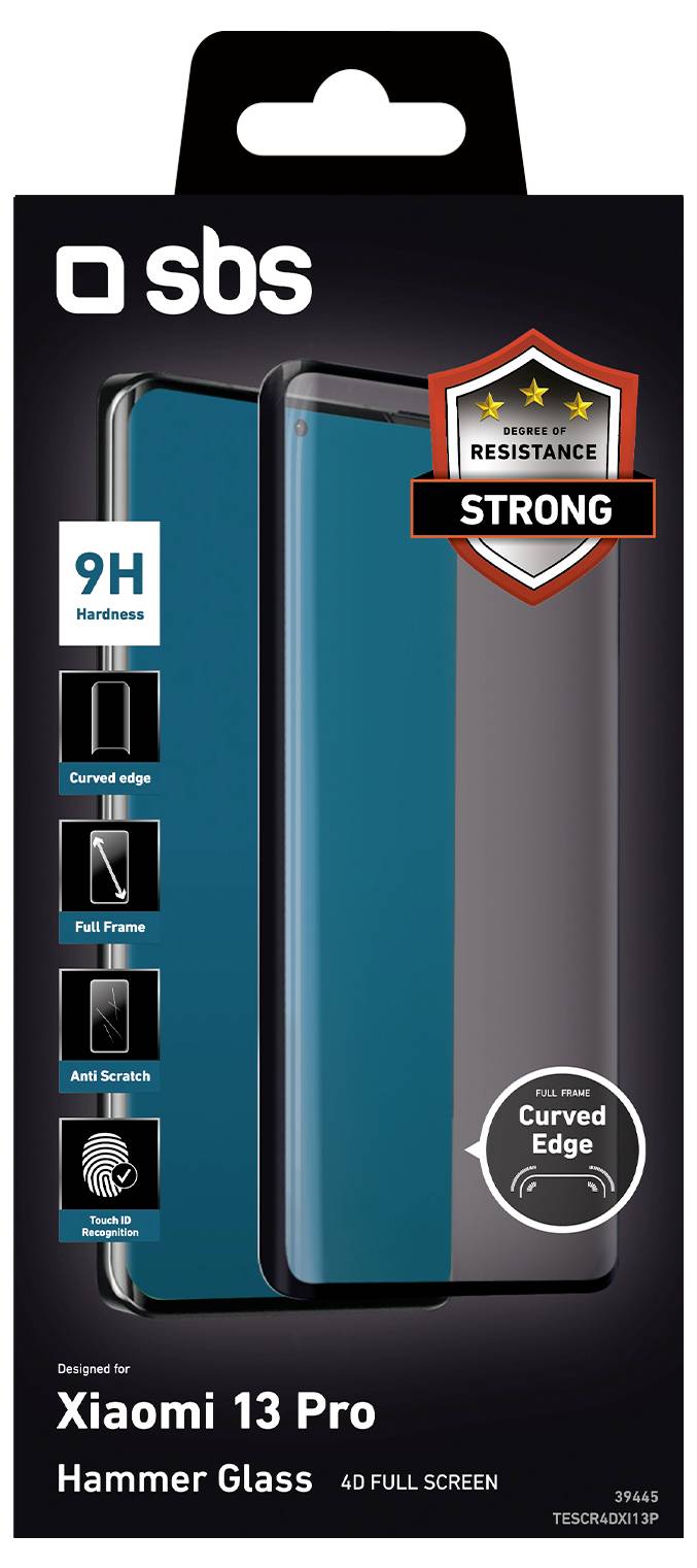 „Curved Edge Hammer Glass Screen Protector für Xiaomi 13 Pro