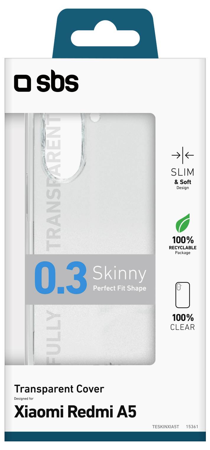 Sbs mobile Cover Xiaomi Redmi A5 Transparent TESKINXIA5T