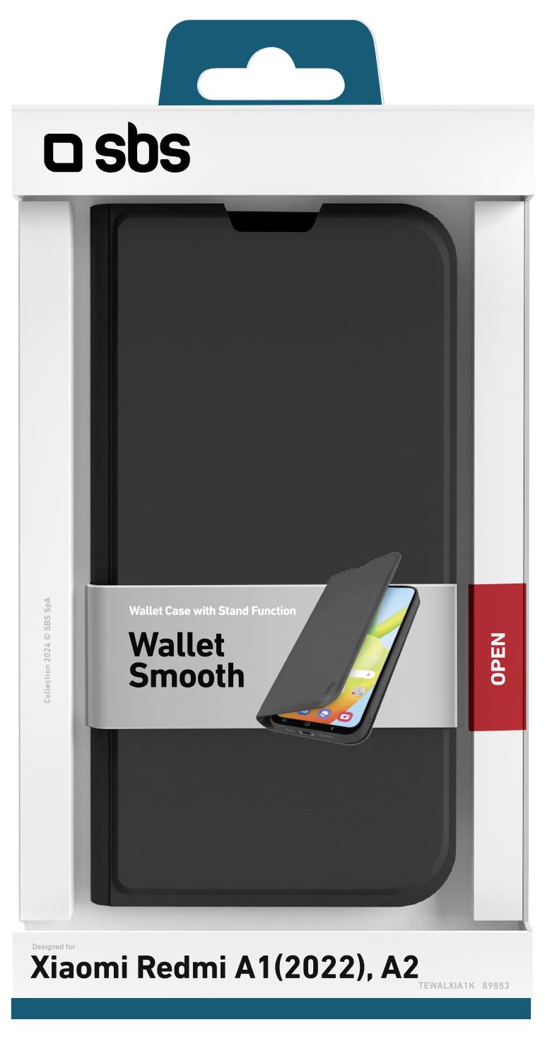 Transparente Handyhülle Verpackung für Xiaomi Redmi 13, mit Hervorhebung der Funktionen: schlankes Design, 100% recycelbar und transparentes Material.