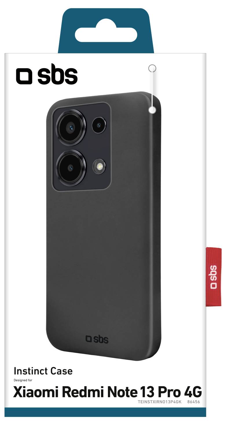 Sbs mobile Cover Xiaomi Xiaomi Redmi Note 13 Pro 4G Schwarz TEINSTXIRNO13P4GK