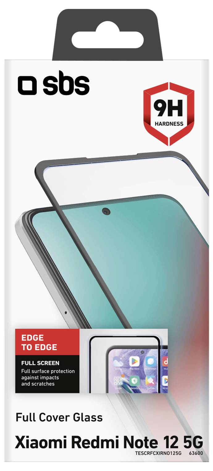 „Vollständige Schutzglasfolie für Xiaomi Redmi Note 12 5G