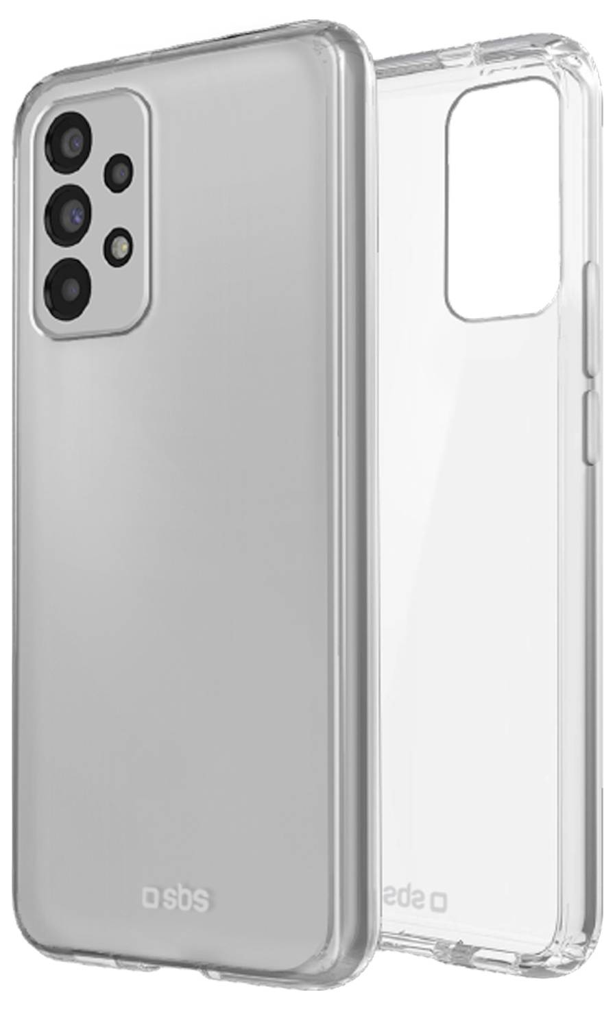 Eine schwarze Handyhülle mit Kartensteckplätzen hält ein Smartphone. Zwei Karten sind in den Steckplätzen sichtbar. Die Hülle ist teilweise offen und zeigt ihr Inneres.