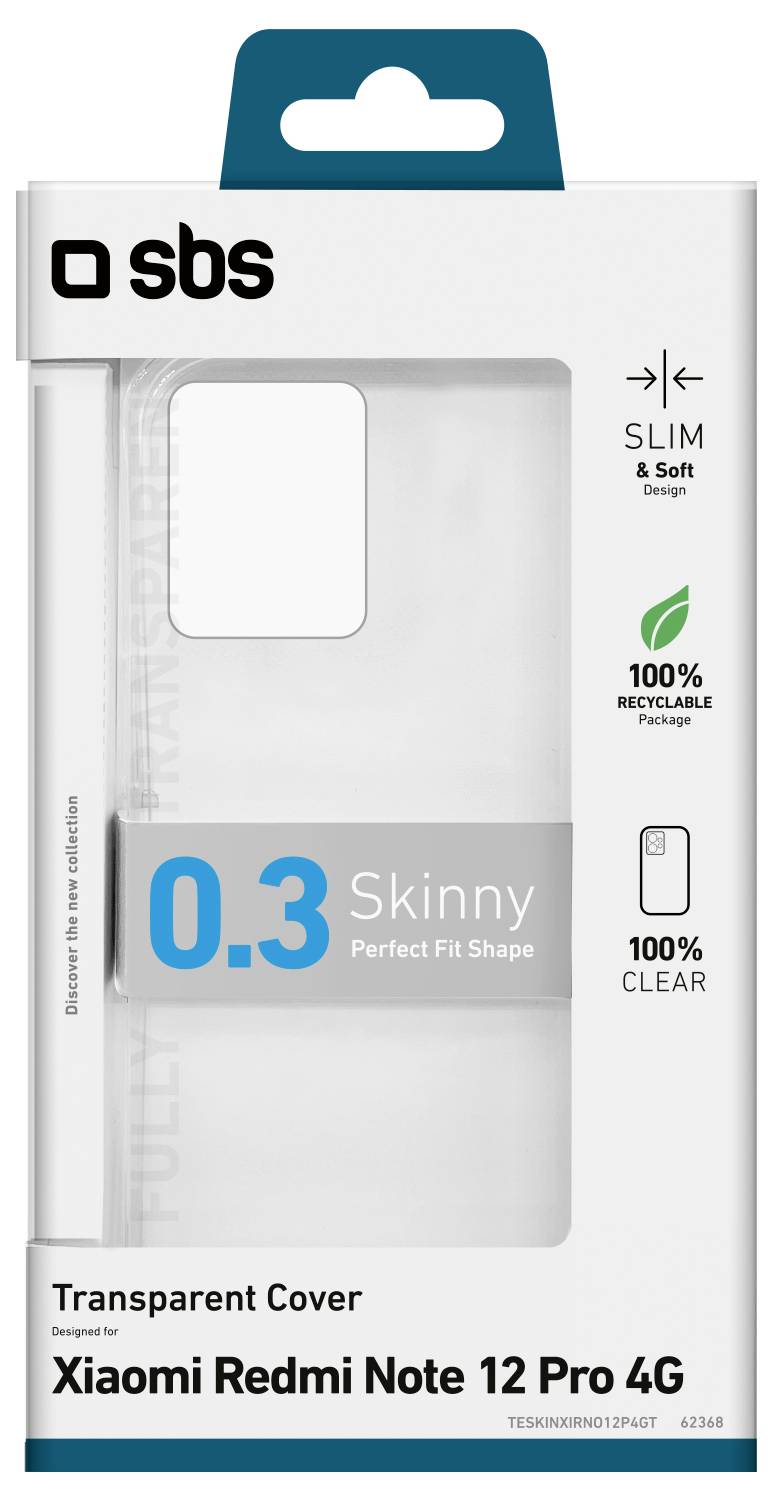 „Transparente Schutzhülle für Xiaomi Redmi Note 12 Pro 4G